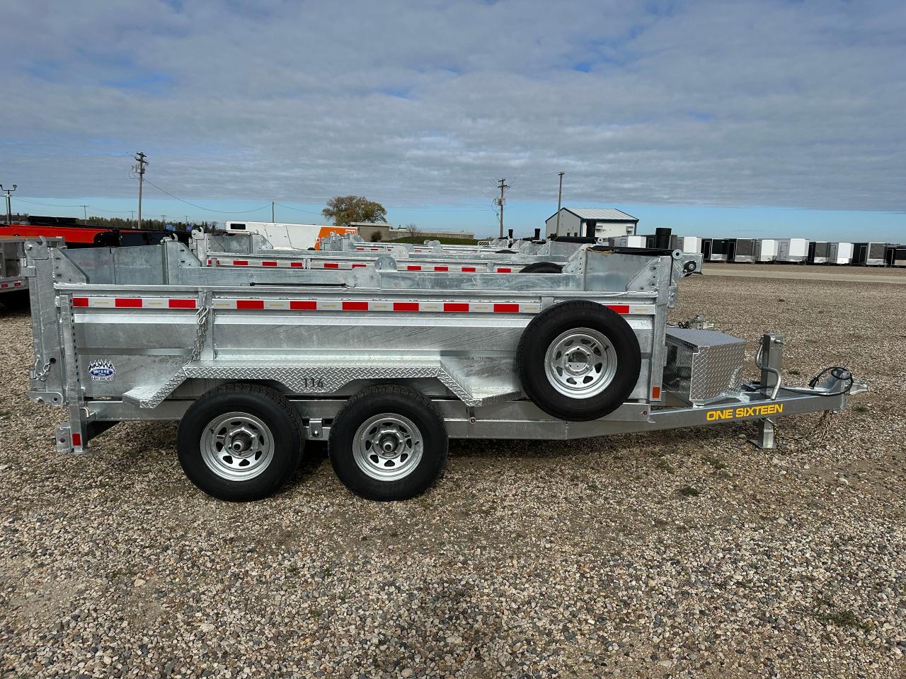 New 2026 One Sixteen Dump Trailer 6' X 12' One Sixteen Dump for sale in Elie, MB