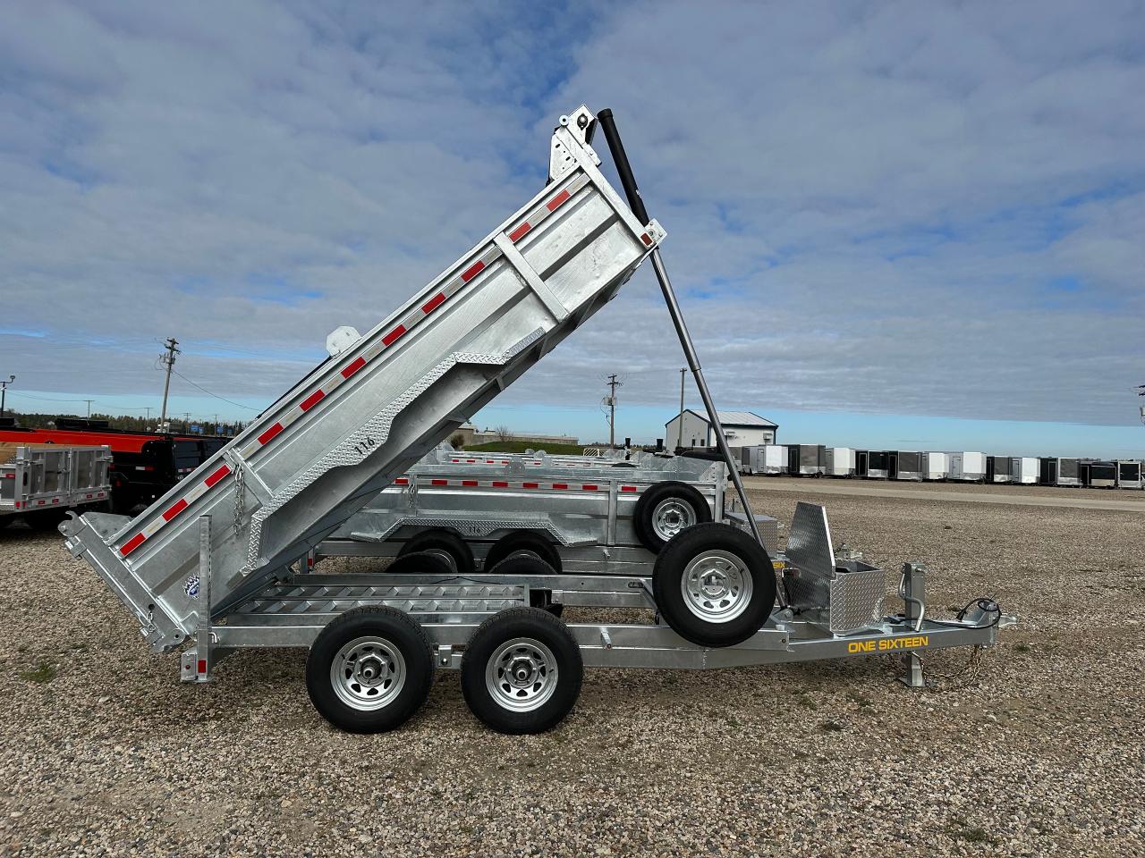 New 2026 One Sixteen Dump Trailer 6' X 12' One Sixteen Dump for sale in Elie, MB