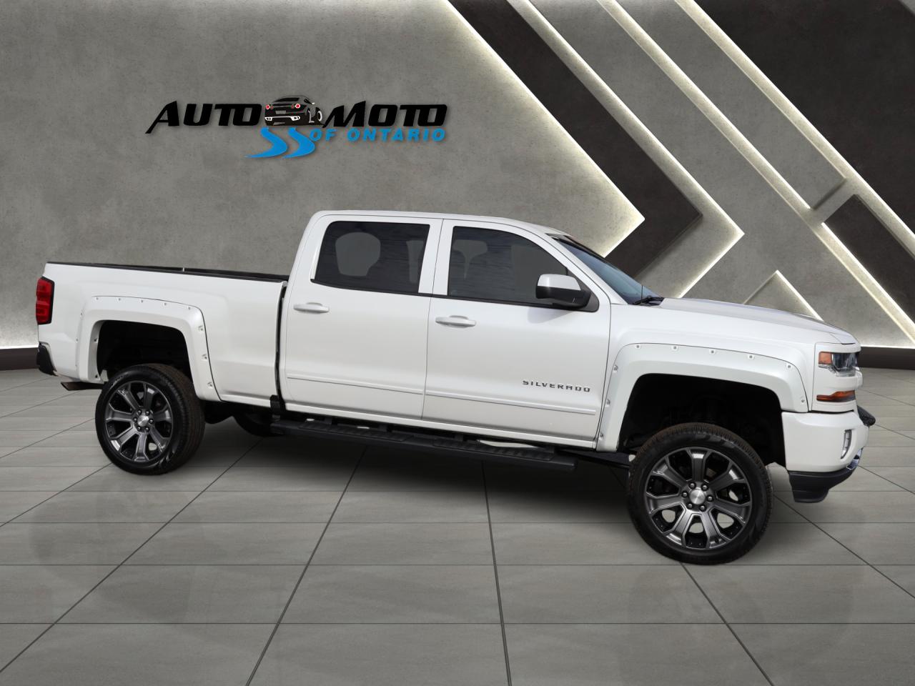 Used 2018 Chevrolet Silverado 1500 V8 LT-Z71 CREW 4WD CERTIFIED *ACCIDENT FREE* CAMERA BLUETOOTH HEATED SEATS CRUISE ALLOYS for sale in Burlington, ON