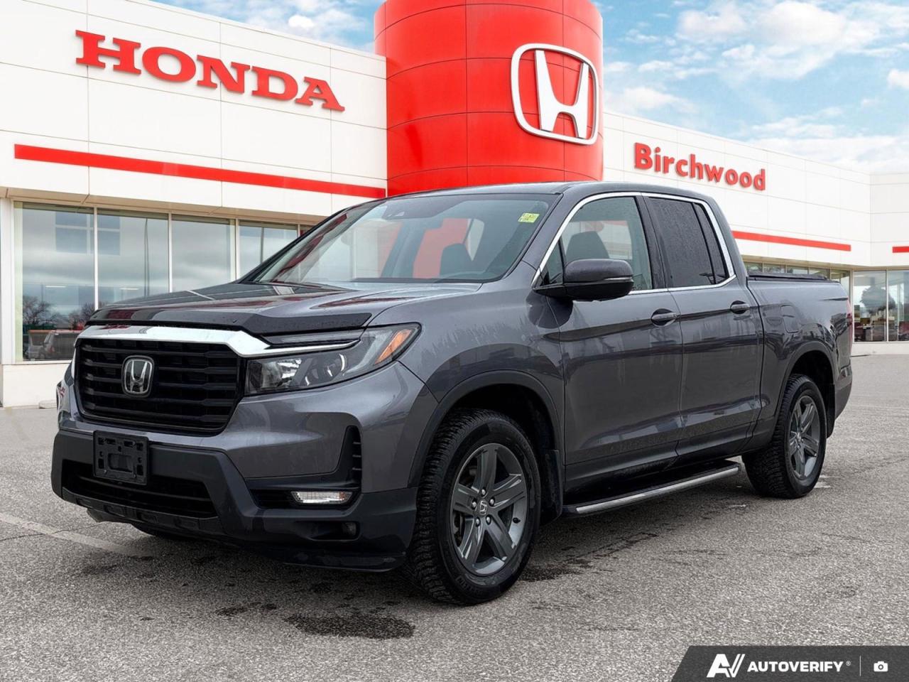 Used 2022 Honda Ridgeline Touring Tonneau Cover | Leather | Running Boards for sale in Winnipeg, MB