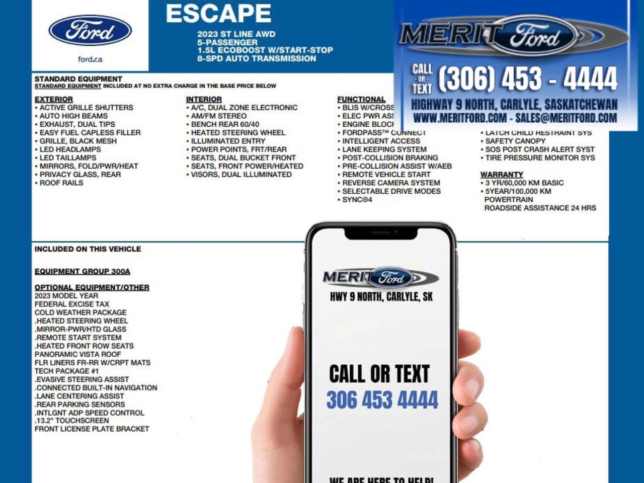 2023 Ford Escape ST-Line Photo