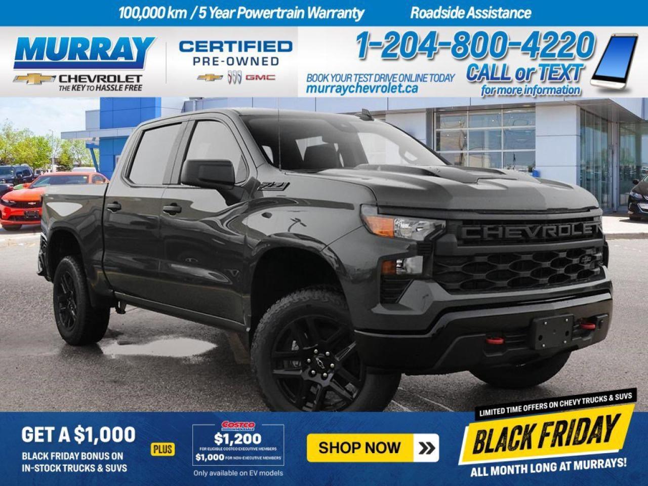 New 2026 Chevrolet Silverado 1500 Custom Trail Boss for sale in Winnipeg, MB