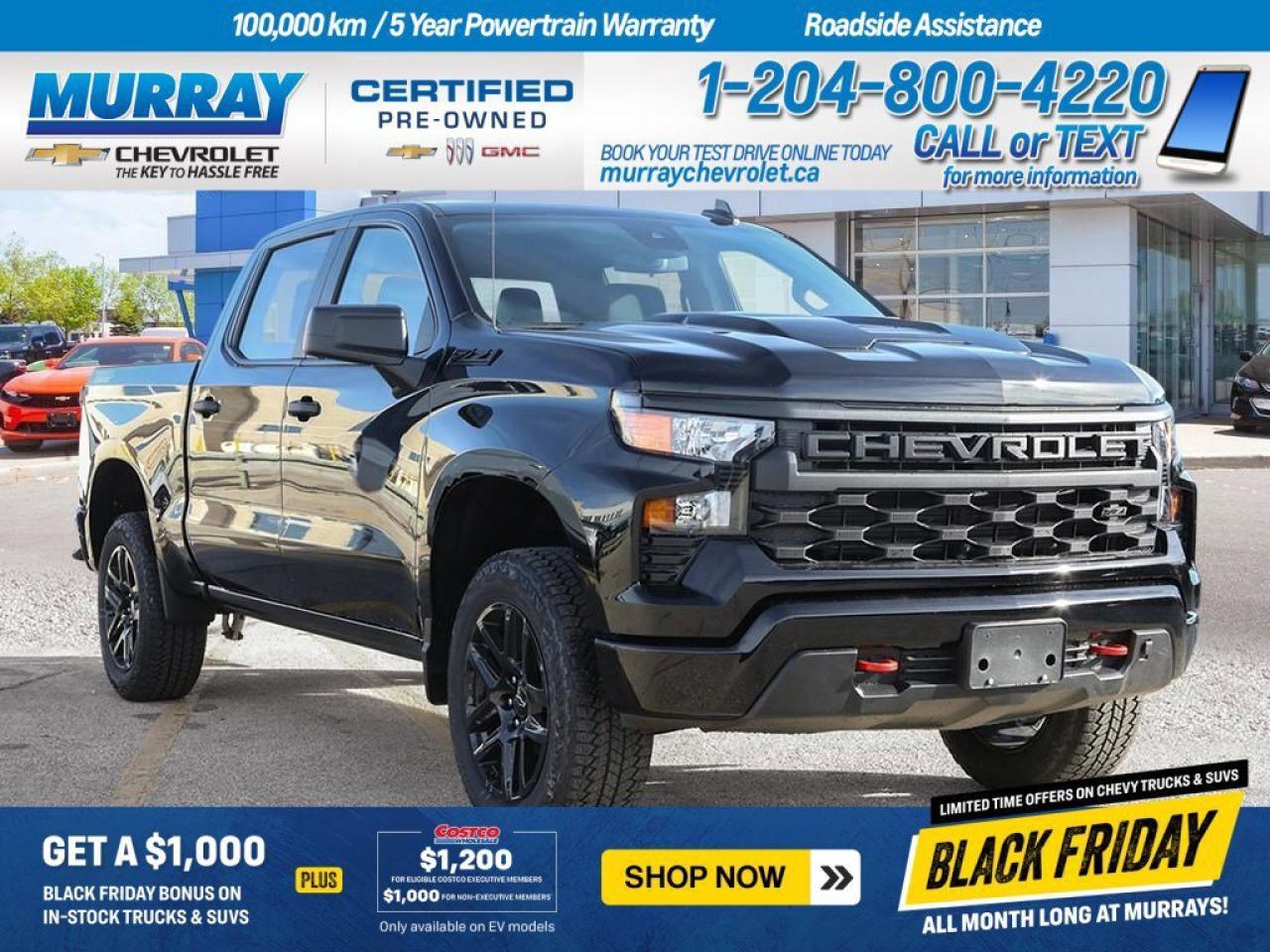 New 2026 Chevrolet Silverado 1500 Custom Trail Boss for sale in Winnipeg, MB