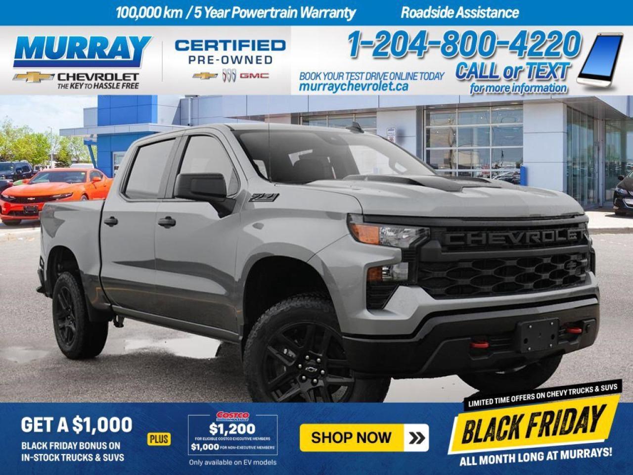 New 2026 Chevrolet Silverado 1500 Custom Trail Boss for sale in Winnipeg, MB