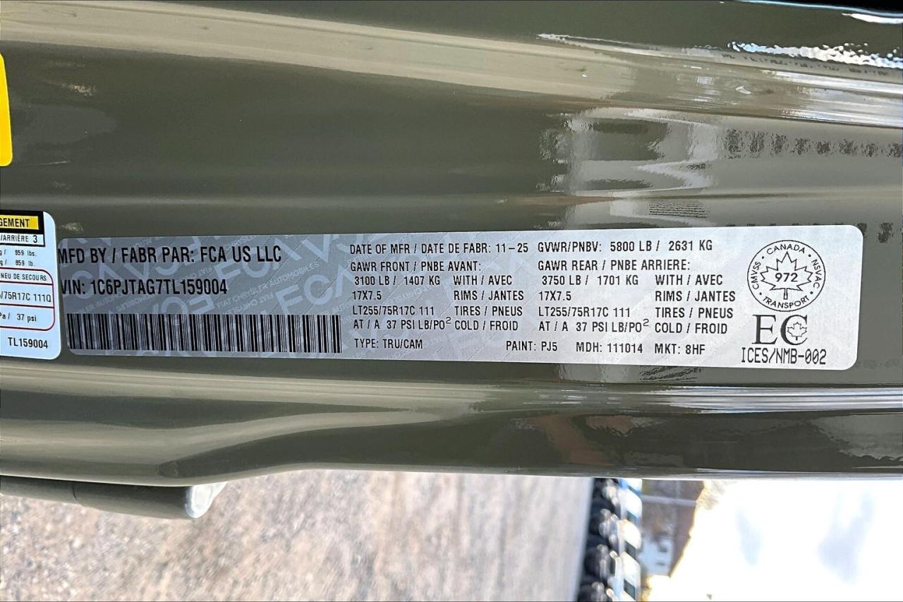 2026 Jeep Gladiator WILLYS 4X4 | Hardtop | Conv Grp | Class IV Hitch Photo