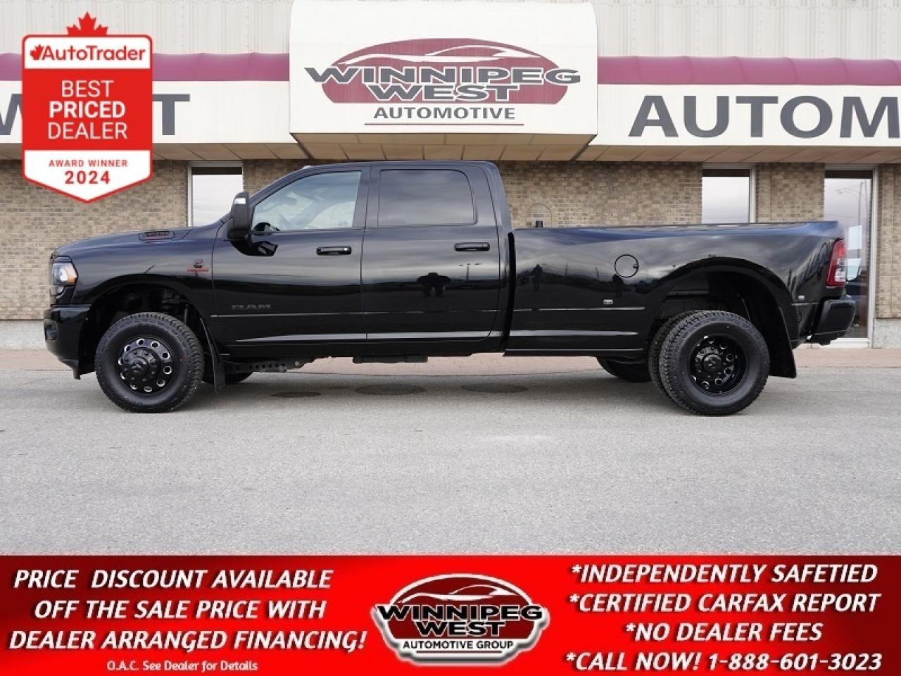 Used 2024 RAM 3500 LOW KMS NIGHT EDITION FULL BLACKOUT, VERY CLEAN!!! for sale in Headingley, MB