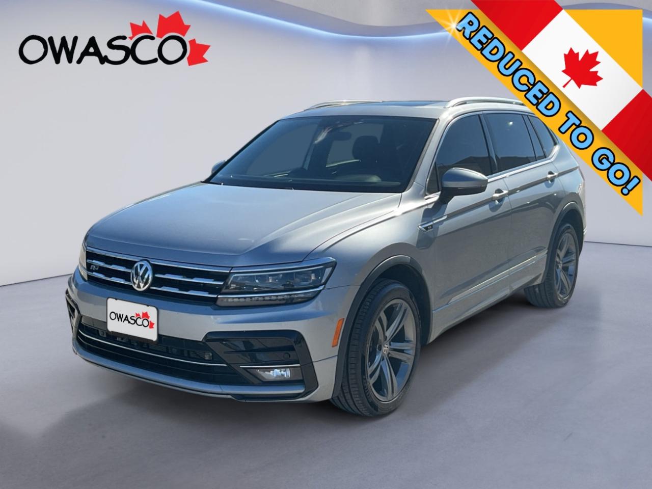 Used 2021 Volkswagen Tiguan 2.0L R-Line! Amazing on Gas! Clean CarFax! for sale in Whitby, ON