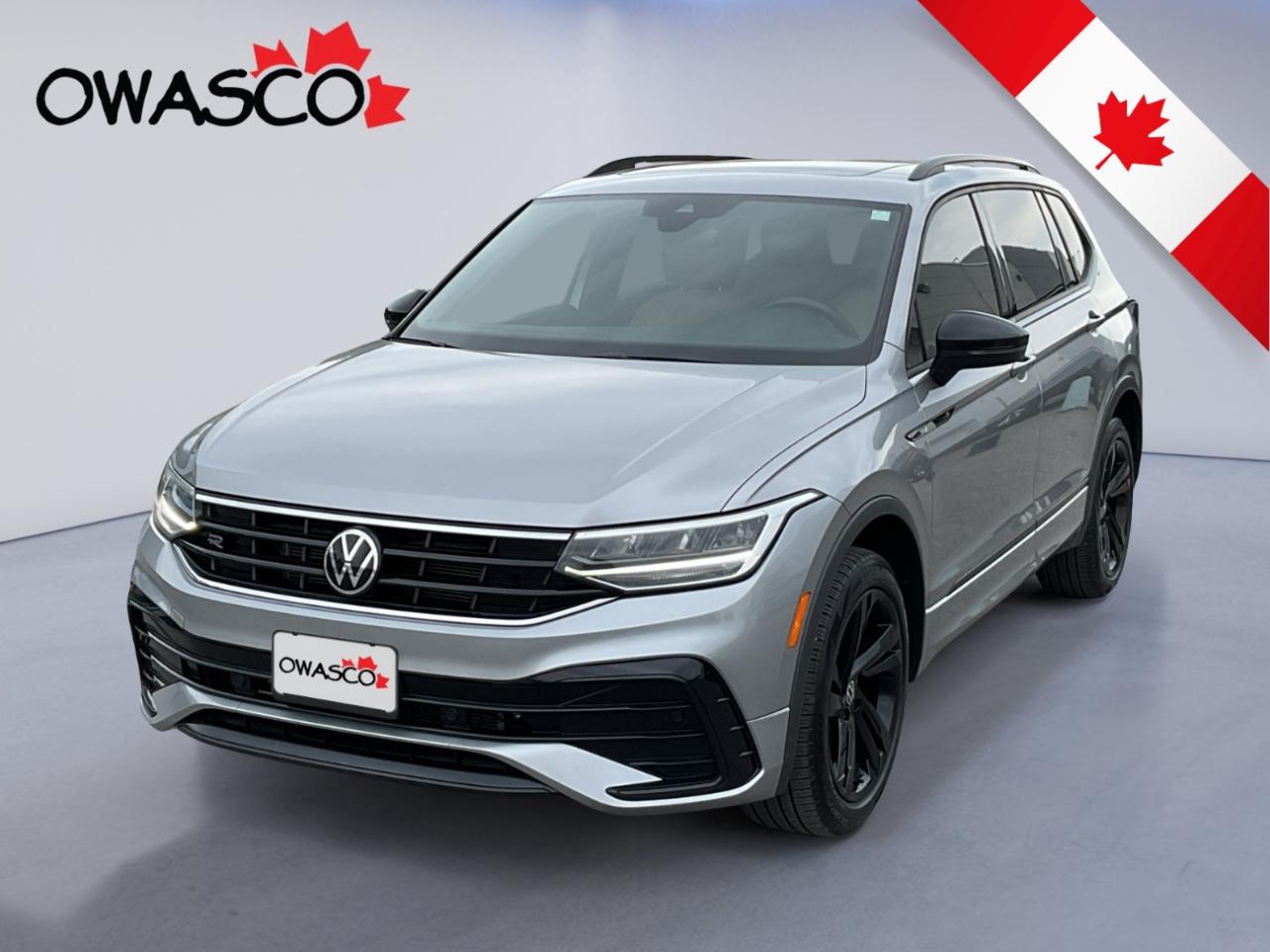 Used 2023 Volkswagen Tiguan 2.0L R-Line Black Edition! One Owner Off Lease! for sale in Whitby, ON