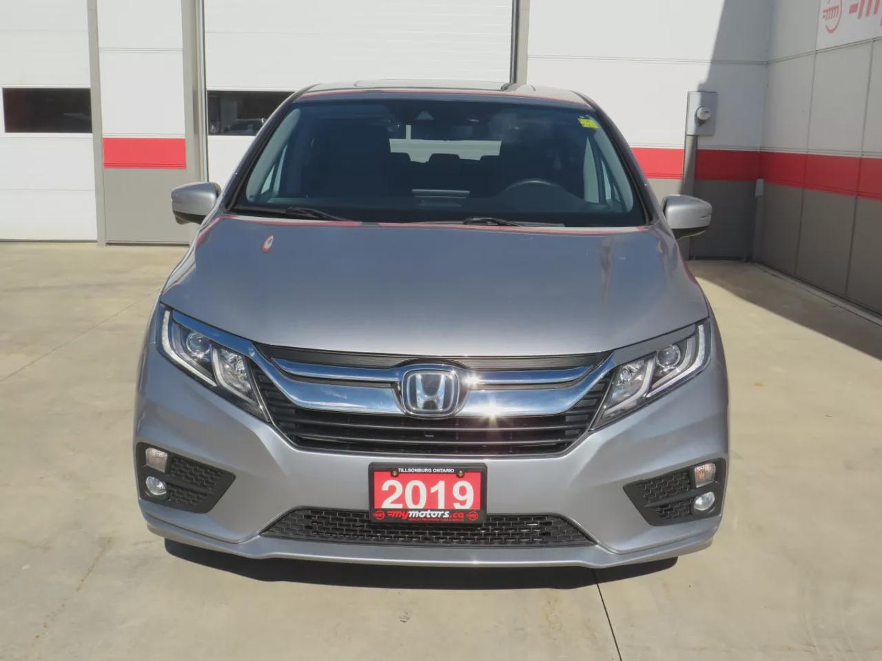 2019 Honda Odyssey EX  | Safety Certified | 8 Passenger | Trailer Hitch | Tints | Alloy Rims | DVD Entertainment System | Sunroof | Power Sliding Doors | Photo