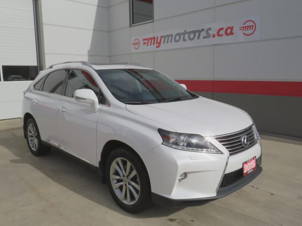 Used 2015 Lexus RX 350 Sportdesign (**CLEAN TITLE/NO ACCIDENTS!!**SAFETY/CERTIFIED!!**AWD**ALLOY RIMS**LEATHER**SUNROOF**REVERSE CAMERA**POWER/MEMORY SEATS**PUSH BUTTON START**DIGITAL TOUCHSCREEN**CD PLAYER**REAR PRIVACY COVER**CRUISE CONTROL**BLUETOOTH**) for sale in Tillsonburg, ON