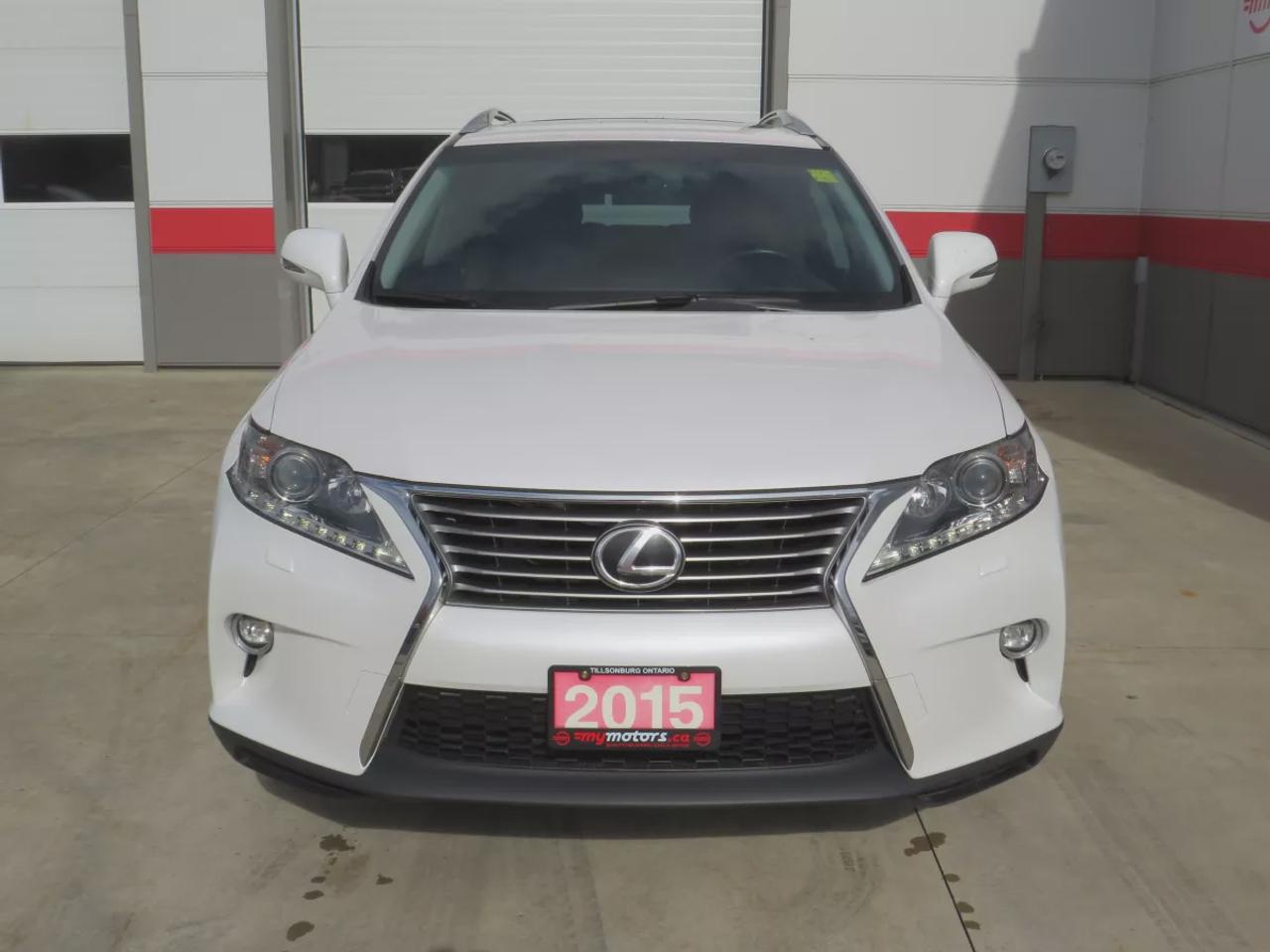 2015 Lexus RX 350 Sportdesign  | Clean Title | No Accidents | Safety Certified | AWD | Alloy Rims | Leather | Sunroof | Reverse Camera | Power & Memory Seats | Push Button Start | Digital Touchscreen | CD Player | Rear Privacy Cover | Cruise Control | Bluetooth Photo