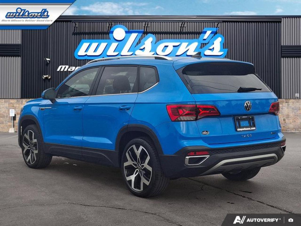 2023 Volkswagen Taos Highline 4Motion AWD | Leather | Pano Roof | Heated Seats + Steering | Beats Audio | and More ! Photo2