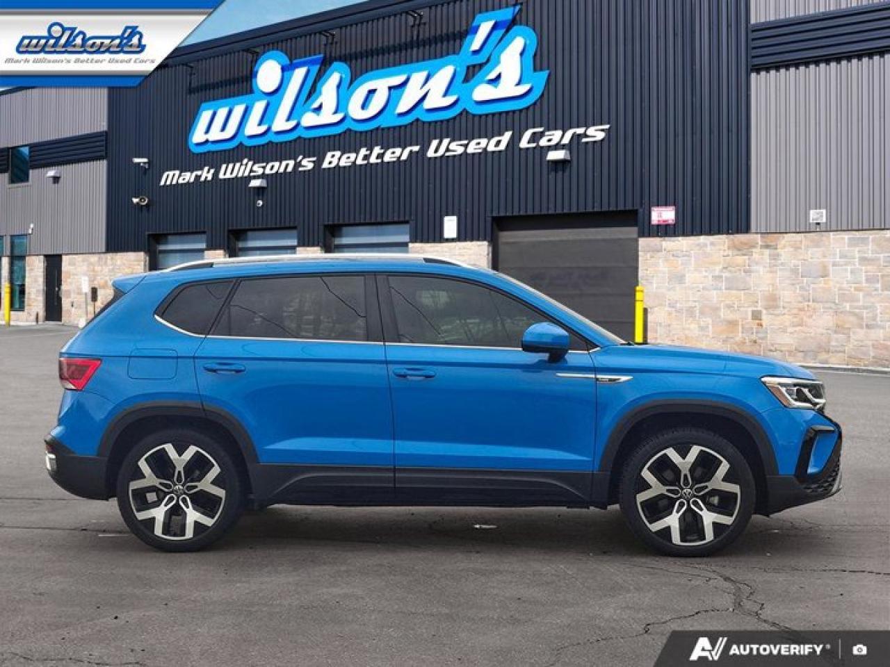 2023 Volkswagen Taos Highline 4Motion AWD | Leather | Pano Roof | Heated Seats + Steering | Beats Audio | and More ! Photo