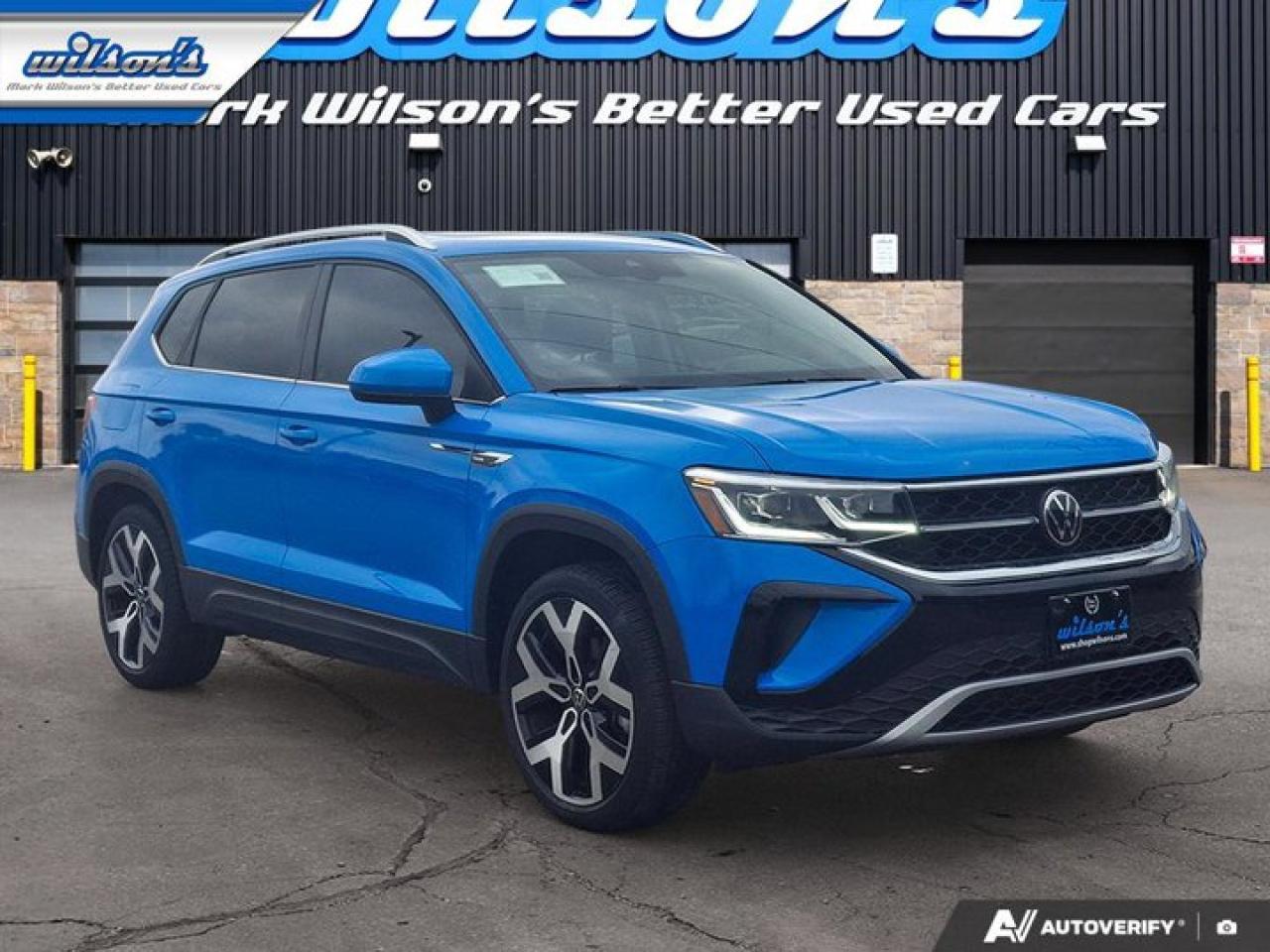 2023 Volkswagen Taos Highline 4Motion AWD | Leather | Pano Roof | Heated Seats + Steering | Beats Audio | and More ! Photo