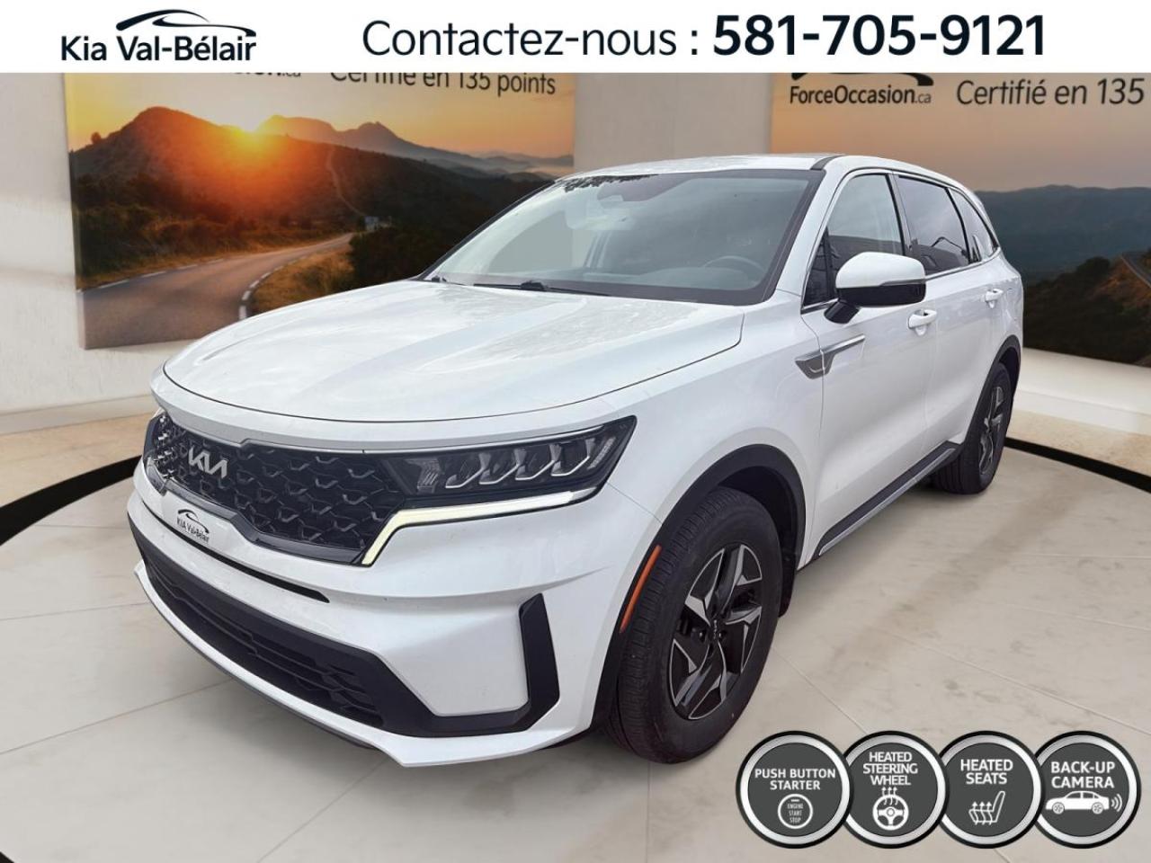 Used 2022 Kia Sorento HEV EX *HEV *TURBO *227HP *CAMERA *CARPLAY *SIEGES/VOLANT CHAUFF for sale in Québec, QC