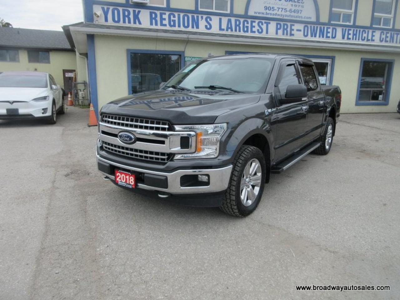 2018 Ford F-150 GREAT VALUE XLT-XTR-MODEL 6 PASSENGER 5.0L - V8.. 4X4.. CREW-CAB.. SHORTY.. NAVIGATION.. HEATED SEATS.. POWER PEDALS.. BACK-UP CAMERA.. Photo