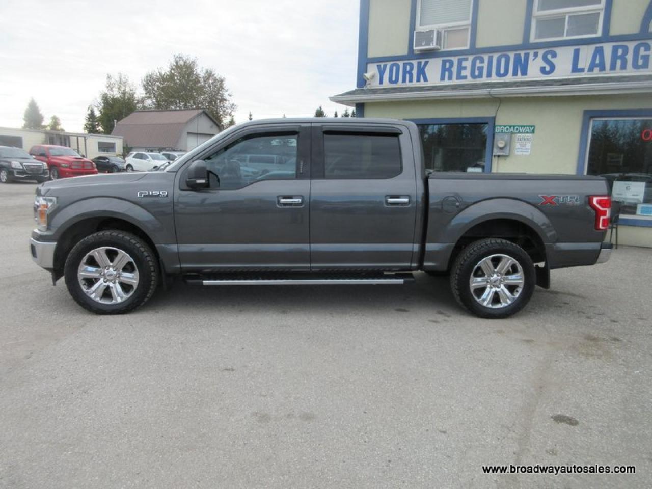 2018 Ford F-150 GREAT VALUE XLT-XTR-MODEL 6 PASSENGER 5.0L - V8.. 4X4.. CREW-CAB.. SHORTY.. NAVIGATION.. HEATED SEATS.. POWER PEDALS.. BACK-UP CAMERA.. Photo