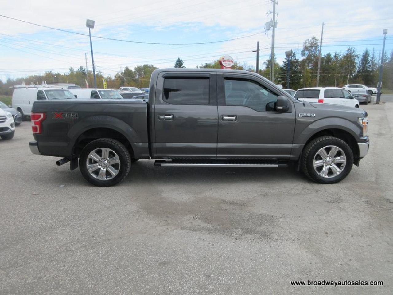 2018 Ford F-150 GREAT VALUE XLT-XTR-MODEL 6 PASSENGER 5.0L - V8.. 4X4.. CREW-CAB.. SHORTY.. NAVIGATION.. HEATED SEATS.. POWER PEDALS.. BACK-UP CAMERA.. Photo