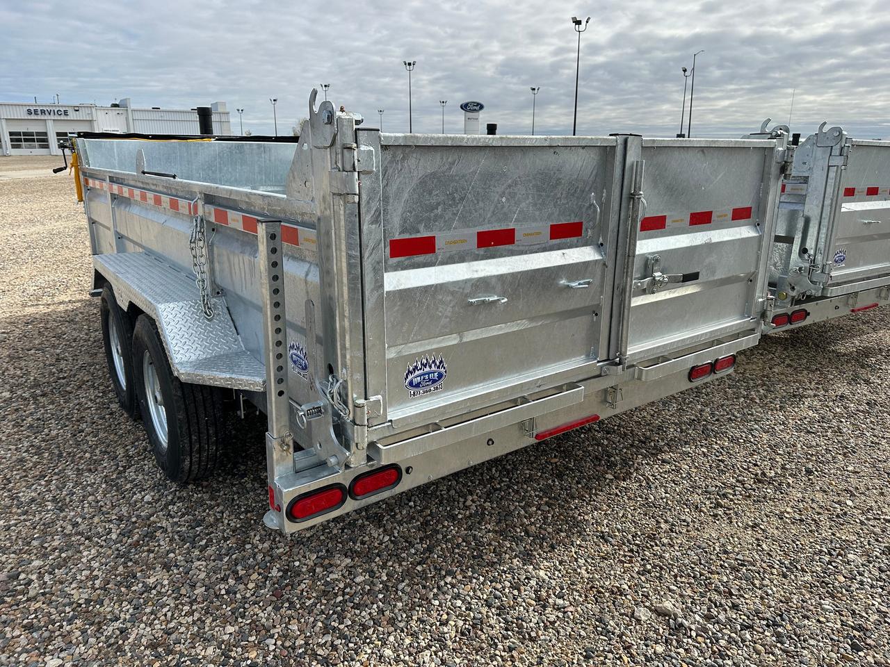 2026 One Sixteen Dump 82" x 14' One Sixteen Galvanized Dump Trailer Photo
