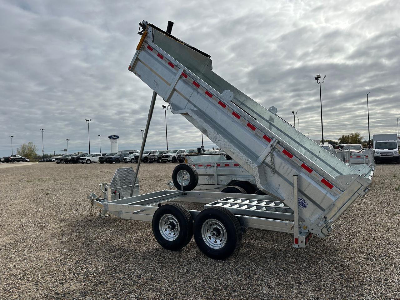 2026 One Sixteen Dump Trailer 82" x 14' One Sixteen Galvanized Dump Trailer Photo