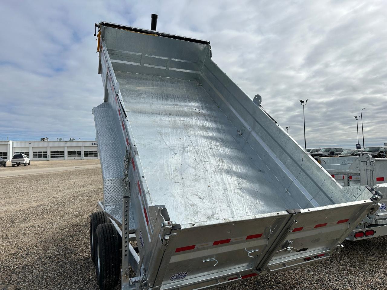 2026 One Sixteen Dump Trailer 82" x 14' One Sixteen Galvanized Dump Trailer Photo