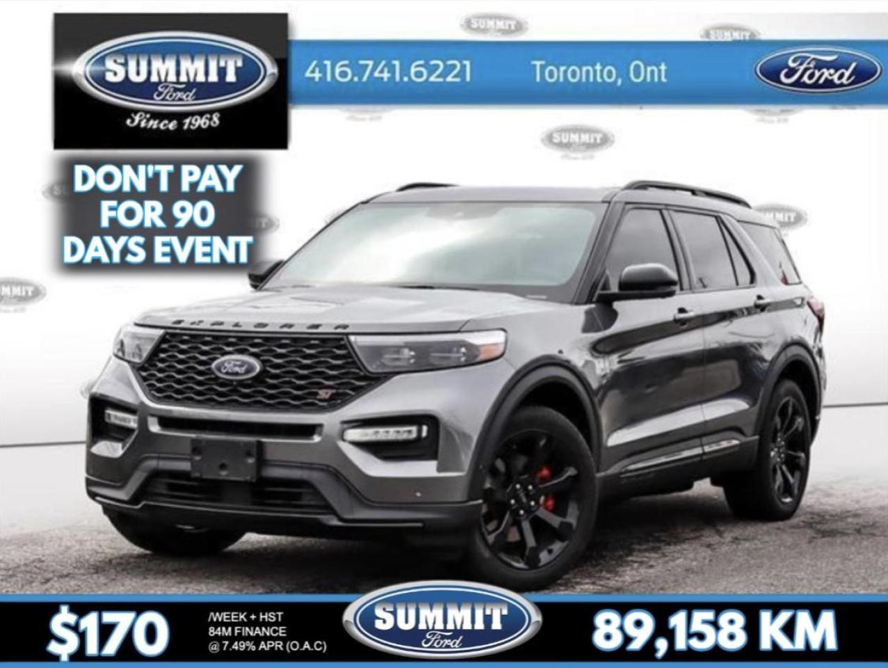 Used 2021 Ford Explorer | SUNROOF | PREM PKG | ST STREET PKG | for sale in Etobicoke, ON