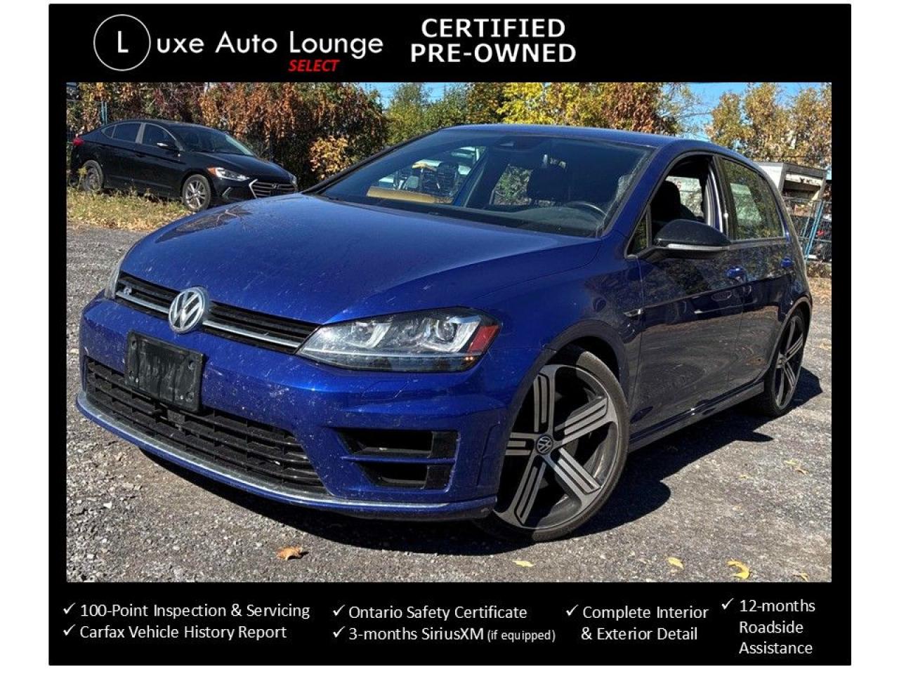Used 2016 Volkswagen Golf R GOLF R AWD!! ONE-OWNER, LEATHER, 6SPD!! LOADED!! for sale in Orleans, ON