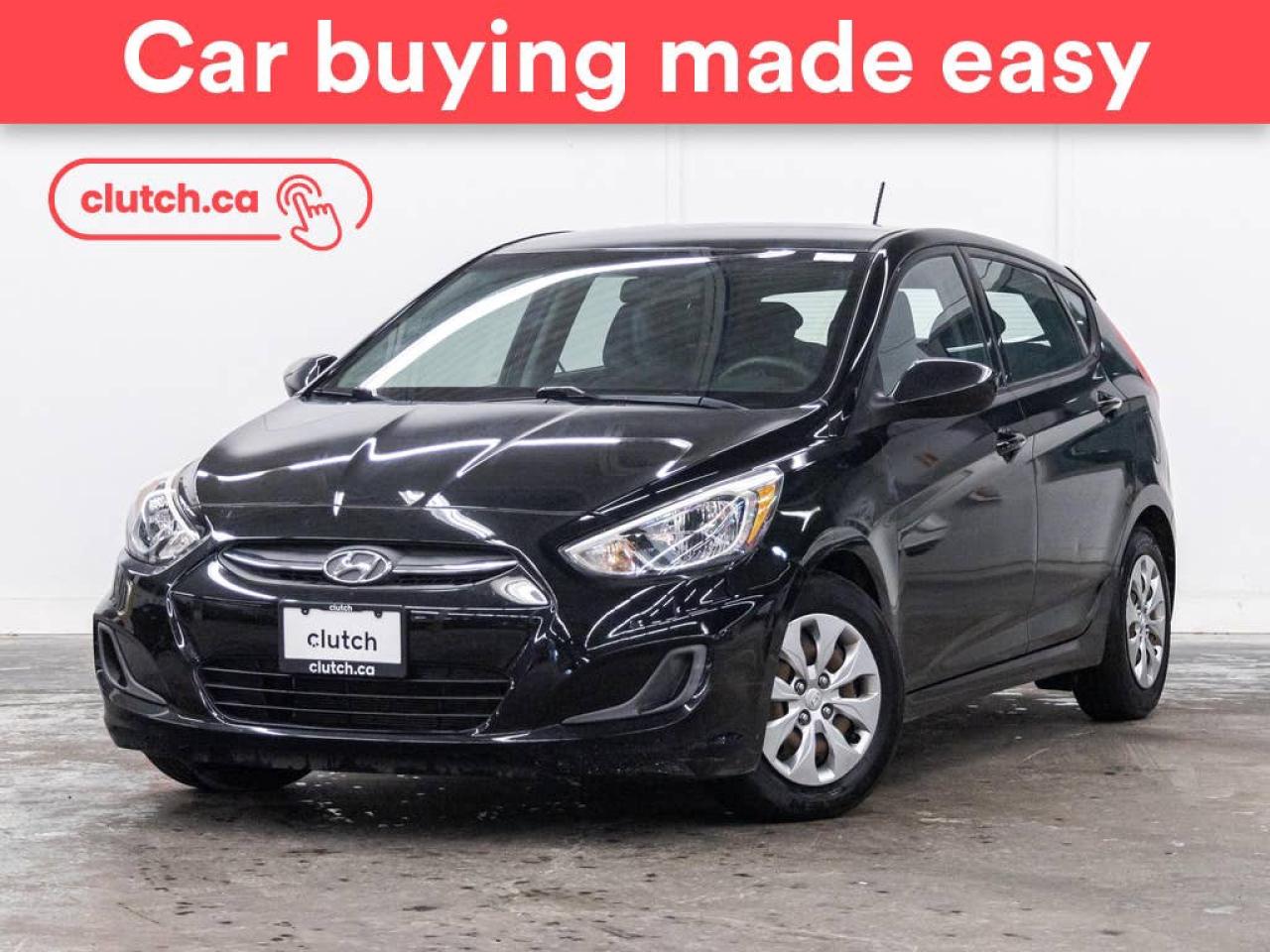 Used 2017 Hyundai Accent GL w/Bluetooth, Cruise Control, Heated Front Seats for sale in Toronto, ON