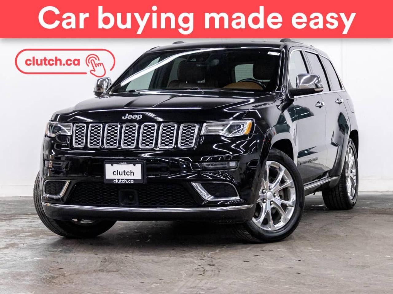 Used 2021 Jeep Grand Cherokee Summit 4x4 w/Apple CarPlay & Android Auto, Heated Front Seats, Backup Cam for sale in Toronto, ON