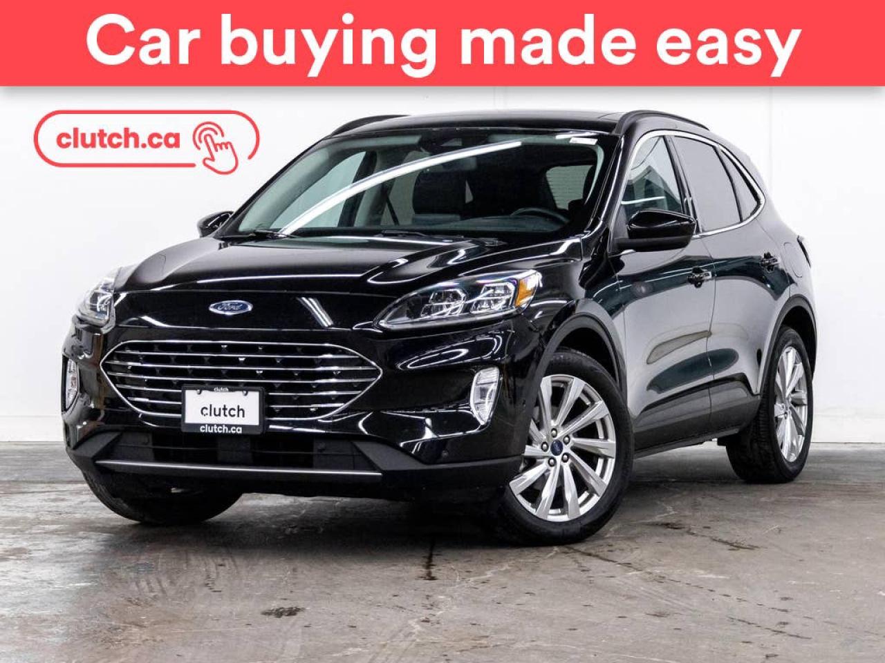 Used 2021 Ford Escape Titanium Hybrid AWD w/Apple CarPlay & Android Auto, Heated Front Seats, Backup Cam for sale in Toronto, ON