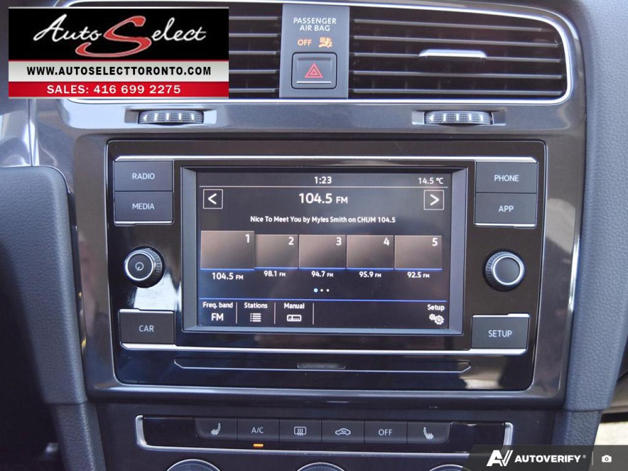 2018 Volkswagen Golf Comfortline Backup Camera - Apple Carplay - Clean Carfax Photo