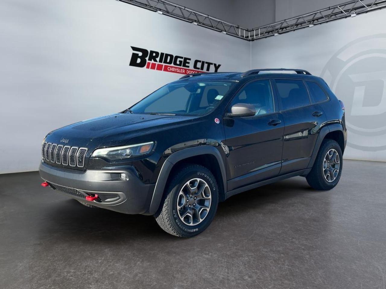 Used 2021 Jeep Cherokee Trailhawk -  Heated Seats for sale in Lethbridge, AB
