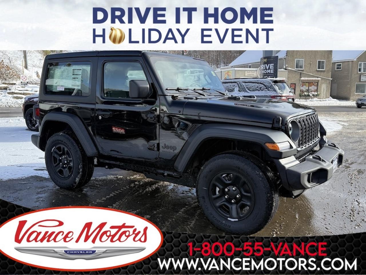 New 2026 Jeep Wrangler Sport 4X4 for sale in Bancroft, ON