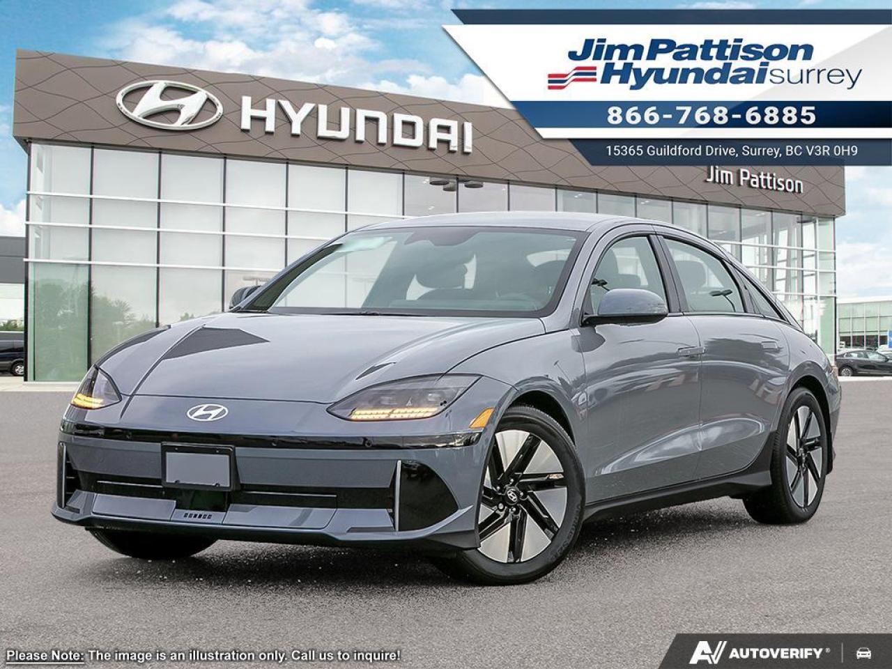 New 2025 Hyundai IONIQ 6 Preferred RWD Long Range for sale in Surrey, BC