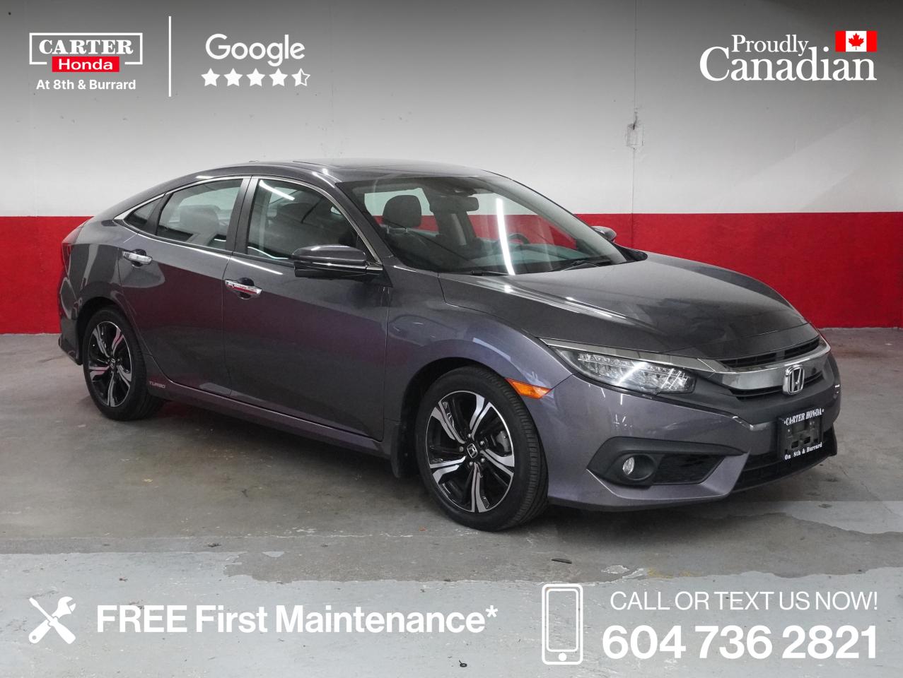 Used 2018 Honda Civic Sedan Touring CVT for sale in Vancouver, BC
