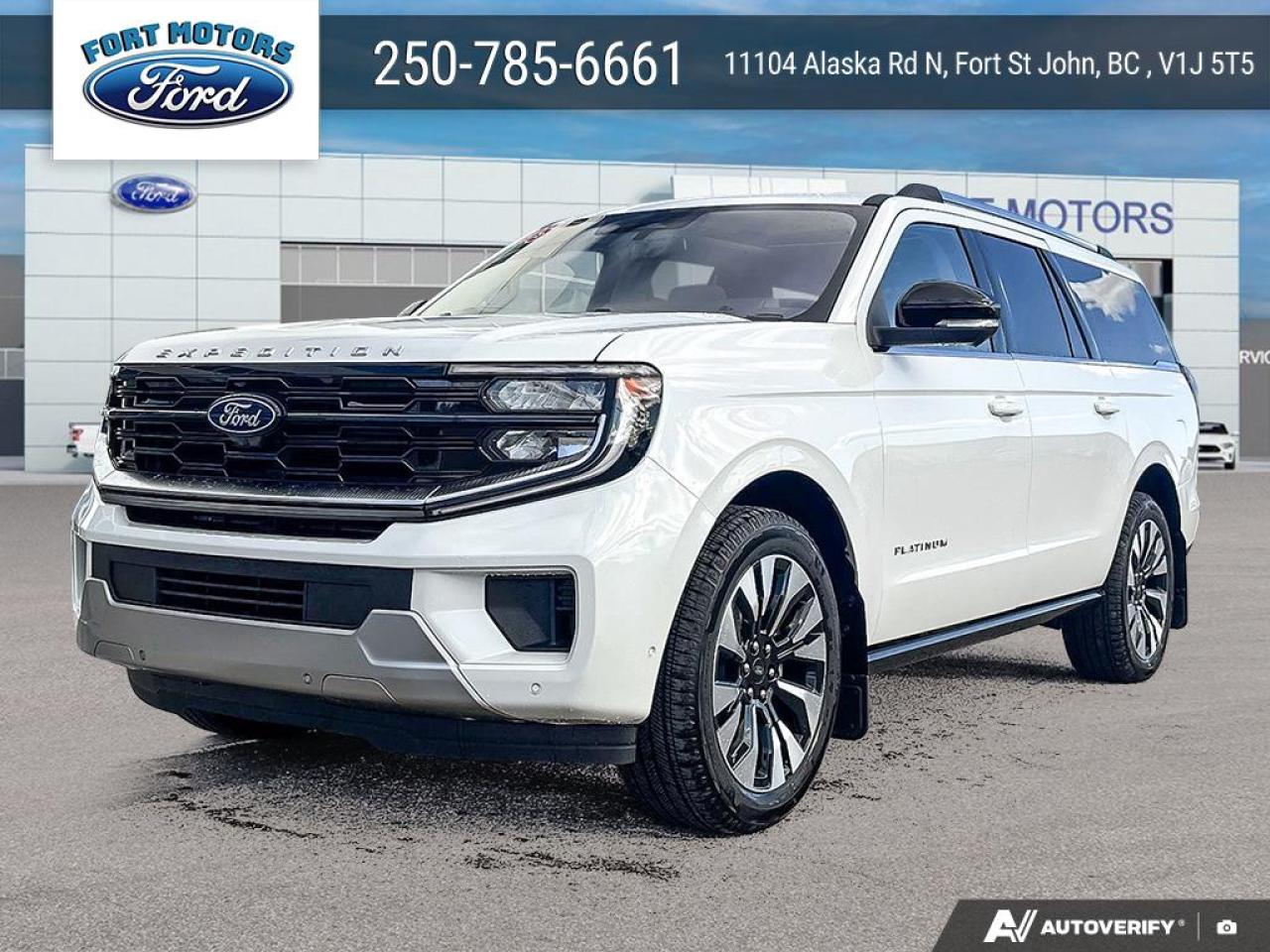 New 2025 Ford Expedition Platinum Max for sale in Fort St John, BC