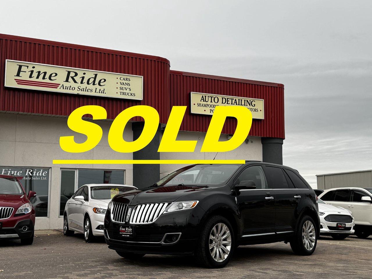 Used 2012 Lincoln MKX  for sale in West Saint Paul, MB