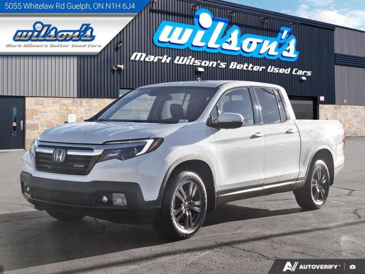 Used 2019 Honda Ridgeline Sport AWD | Sunroof | Adaptive Cruise | CarPlay | Android Auto | Heated Seats | Rear Camera & More ! for sale in Guelph, ON