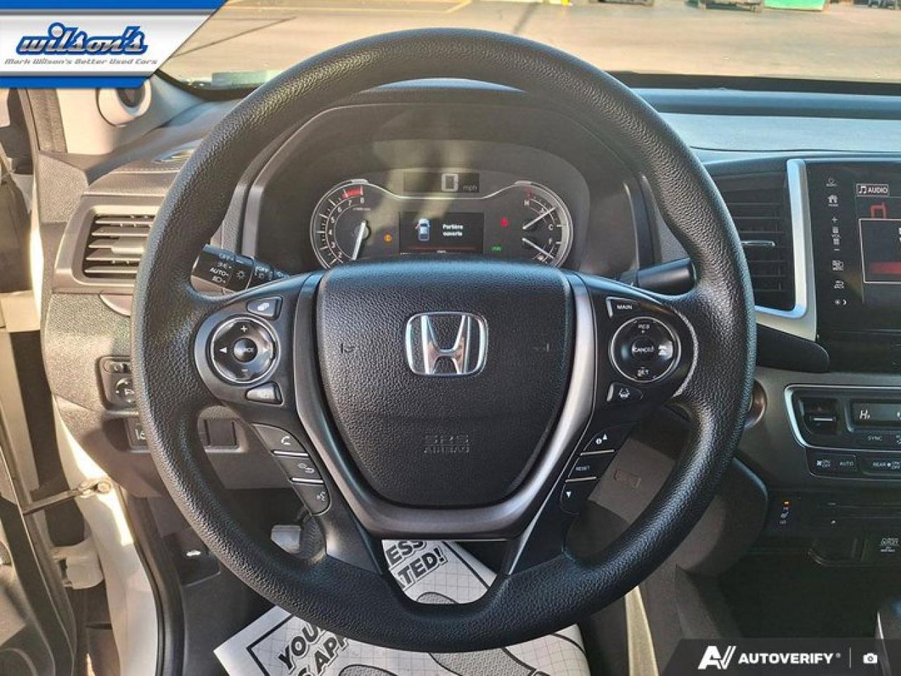 2019 Honda Ridgeline Sport AWD | Sunroof | Adaptive Cruise | CarPlay | Android Auto | Heated Seats | Rear Camera & More ! Photo