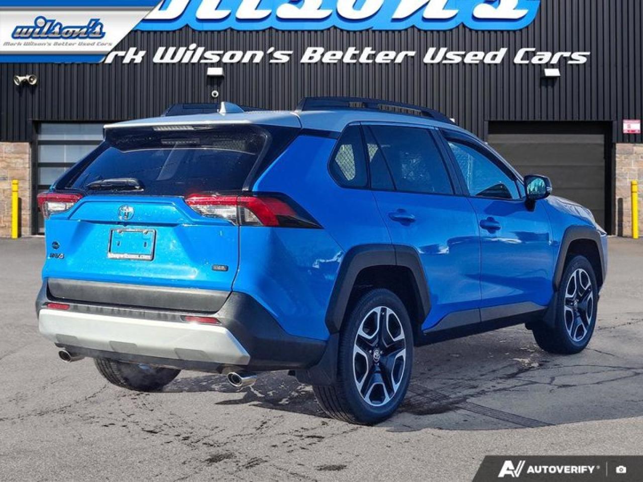 2021 Toyota RAV4 Trail AWD | Leather | Sunroof | Adaptive Cruise | Heated & Cooled Seats | Heated Steering and More ! Photo4