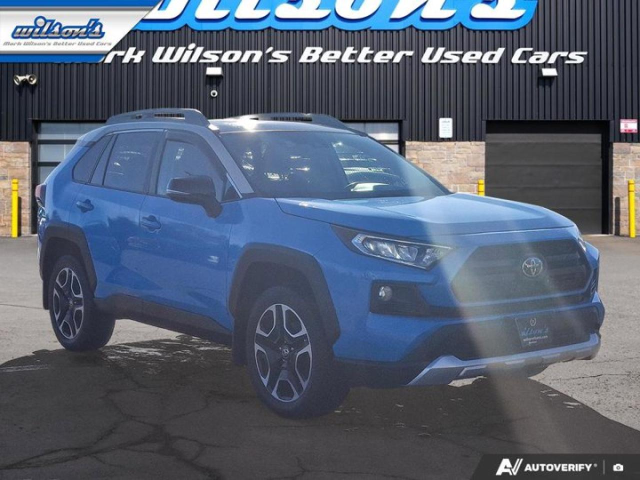 2021 Toyota RAV4 Trail AWD | Leather | Sunroof | Adaptive Cruise | Heated & Cooled Seats | Heated Steering and More ! Photo