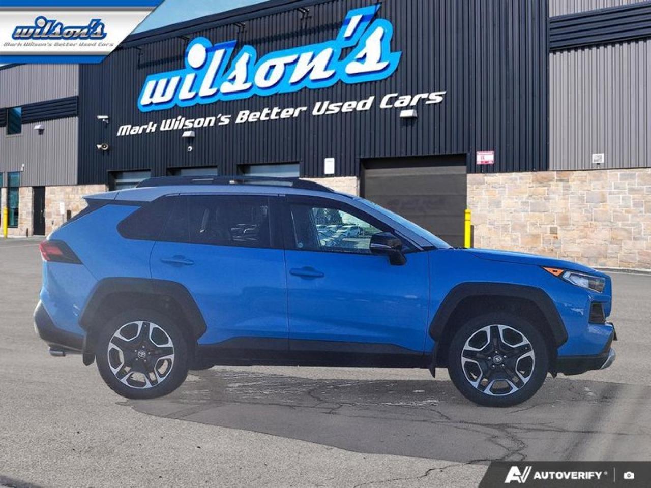 2021 Toyota RAV4 Trail AWD | Leather | Sunroof | Adaptive Cruise | Heated & Cooled Seats | Heated Steering and More ! Photo