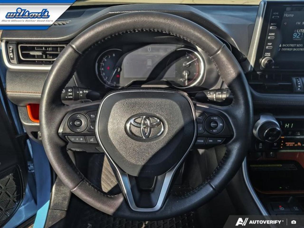 2021 Toyota RAV4 Trail AWD | Leather | Sunroof | Adaptive Cruise | Heated & Cooled Seats | Heated Steering and More ! Photo