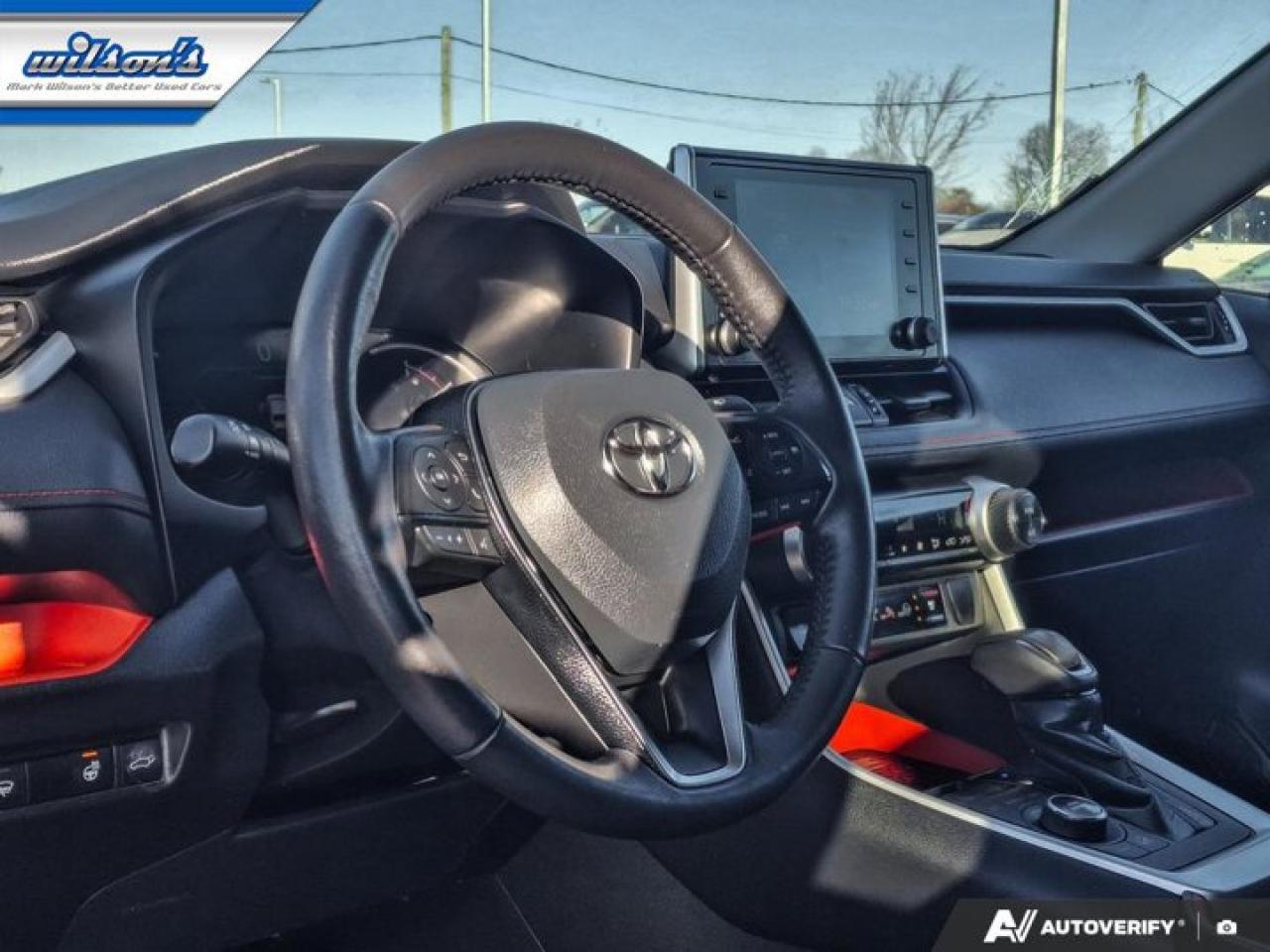 2021 Toyota RAV4 Trail AWD | Leather | Sunroof | Adaptive Cruise | Heated & Cooled Seats | Heated Steering and More ! Photo