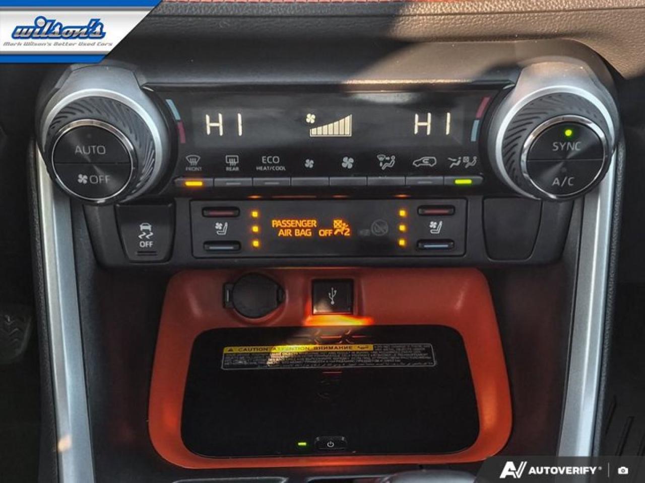 2021 Toyota RAV4 Trail AWD | Leather | Sunroof | Adaptive Cruise | Heated & Cooled Seats | Heated Steering and More ! Photo