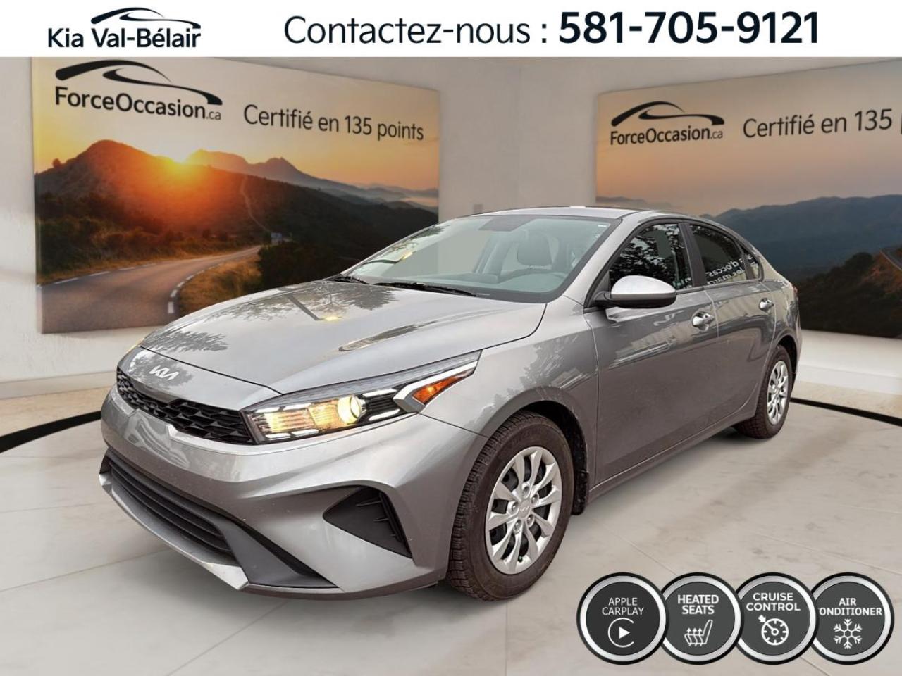 Used 2024 Kia Forte LX *A/C *CRUISE *CAMERA *CARPLAY *SIEGES CHAUFF for sale in Québec, QC