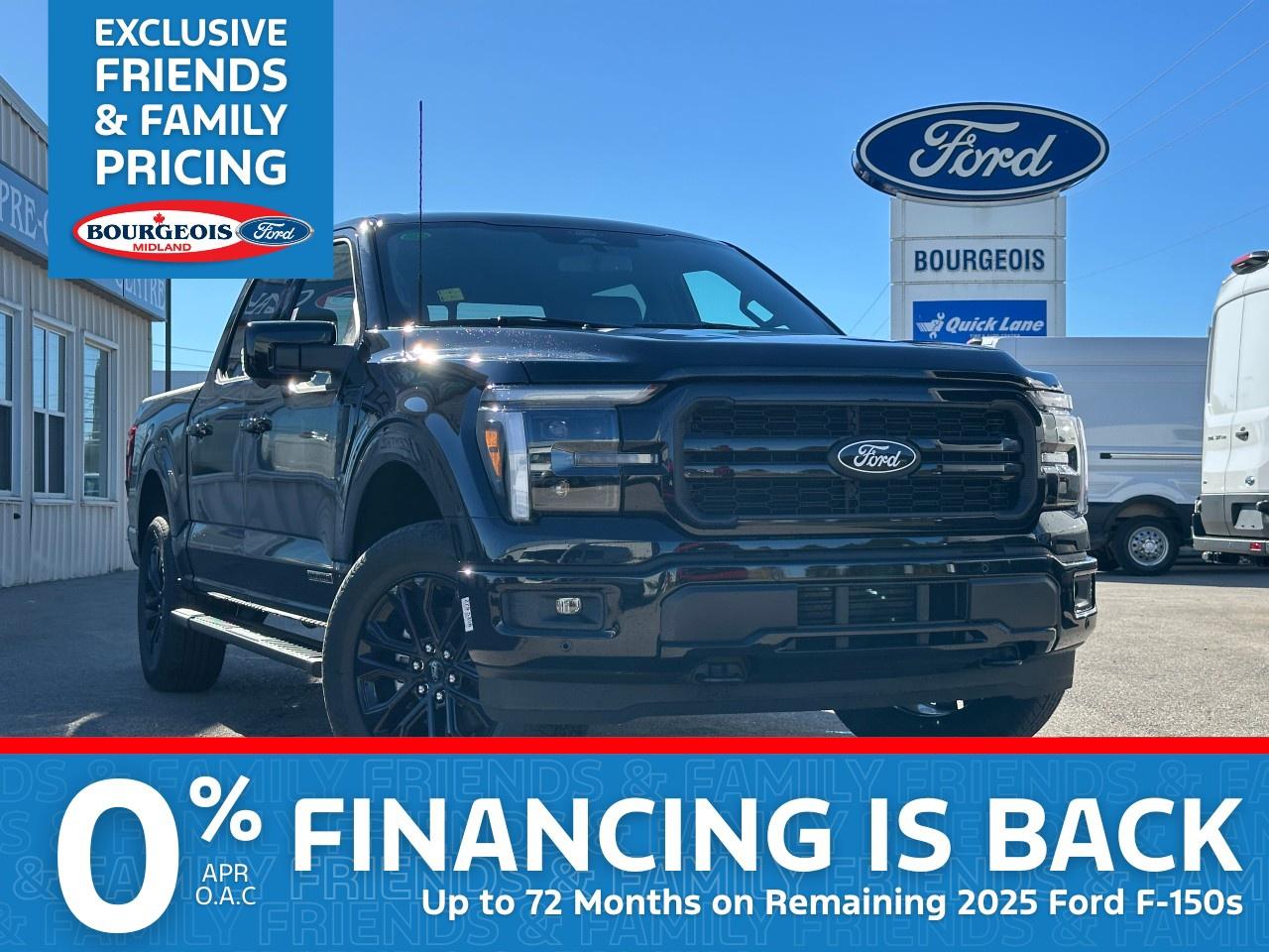 New 2025 Ford F-150 Lariat 4WD SuperCrew 5.5' Box for sale in Midland, ON