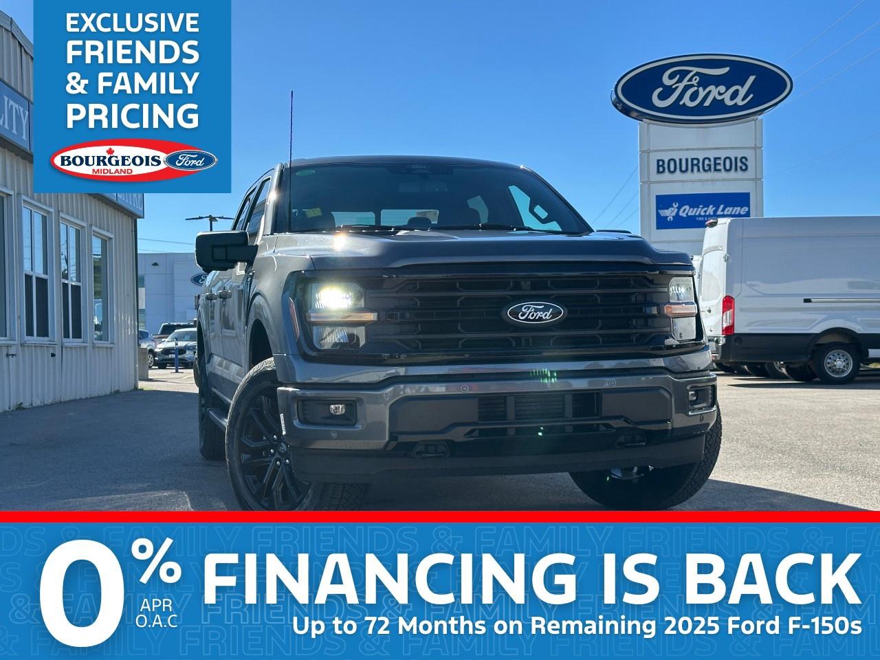 New 2025 Ford F-150 XLT 4WD SuperCrew 5.5' Box for sale in Midland, ON