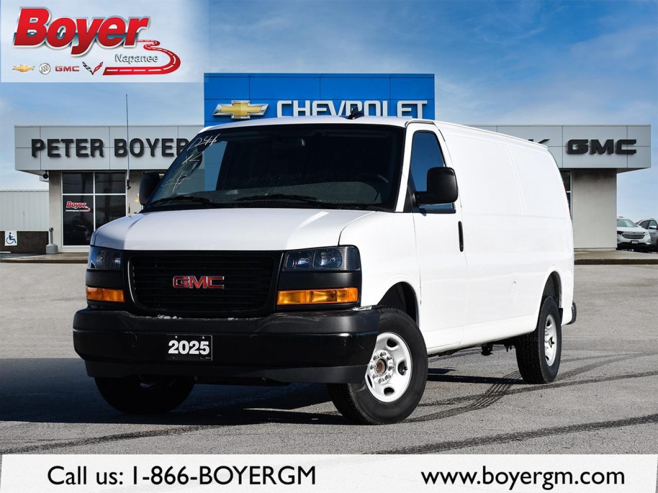 New 2025 GMC Savana Cargo Van 2500 Extended Wheelbase Rear-Wheel Drive for sale in Napanee, ON