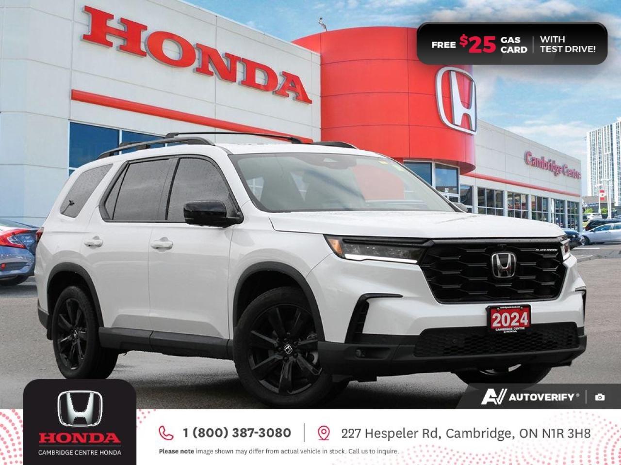 Used 2024 Honda Pilot Black Edition REMOTE STARTER | REARVIEW CAMERA | APPLE CARPLAY™/ANDROID AUTO™ for sale in Cambridge, ON
